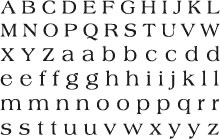 Technique Tuesday - Alphabet Stamp Set - Main Street Small  (sold individually)